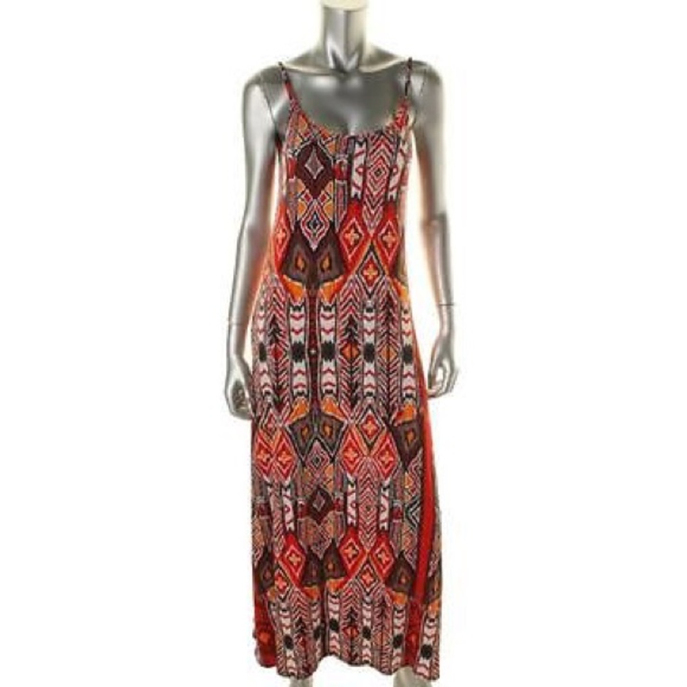One Clothing Multi Colour Print Maxi Dress